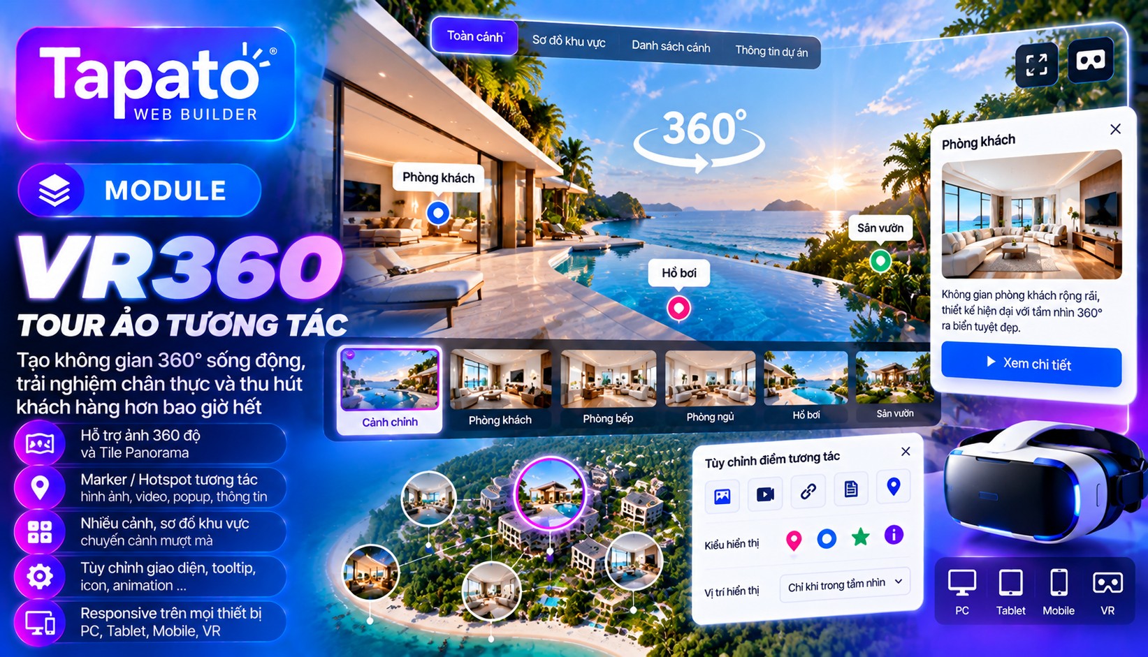 Module tour 360 tapato