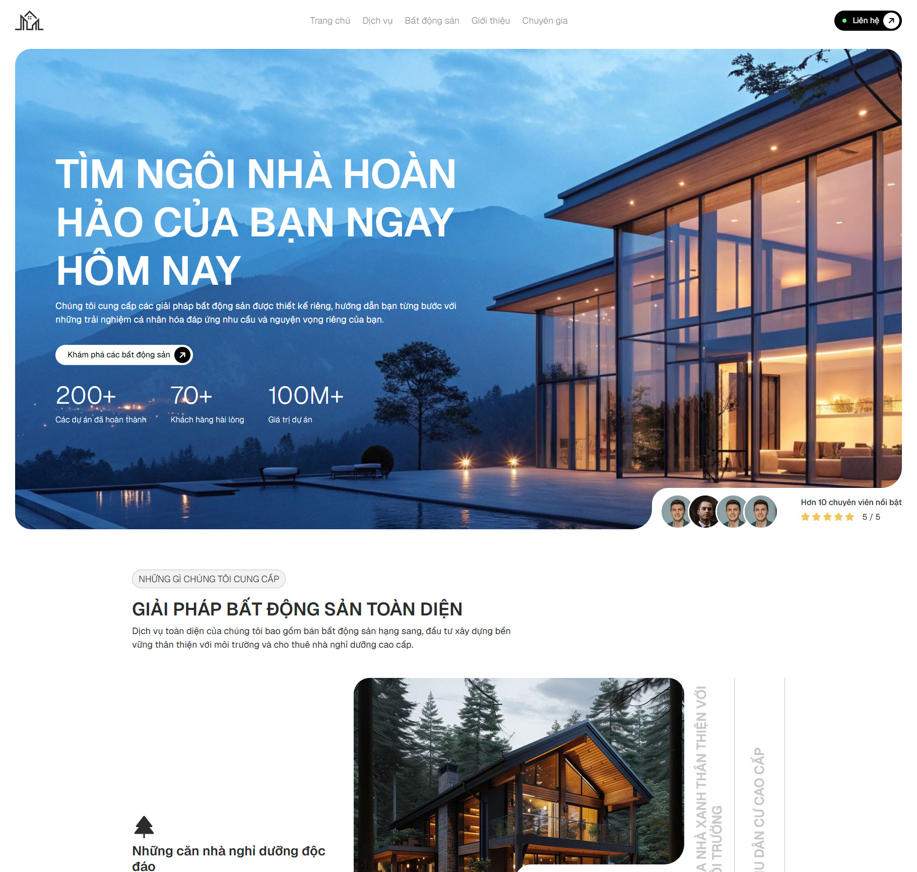 Landing Page Bất Động Sản – Đẳng Cấp