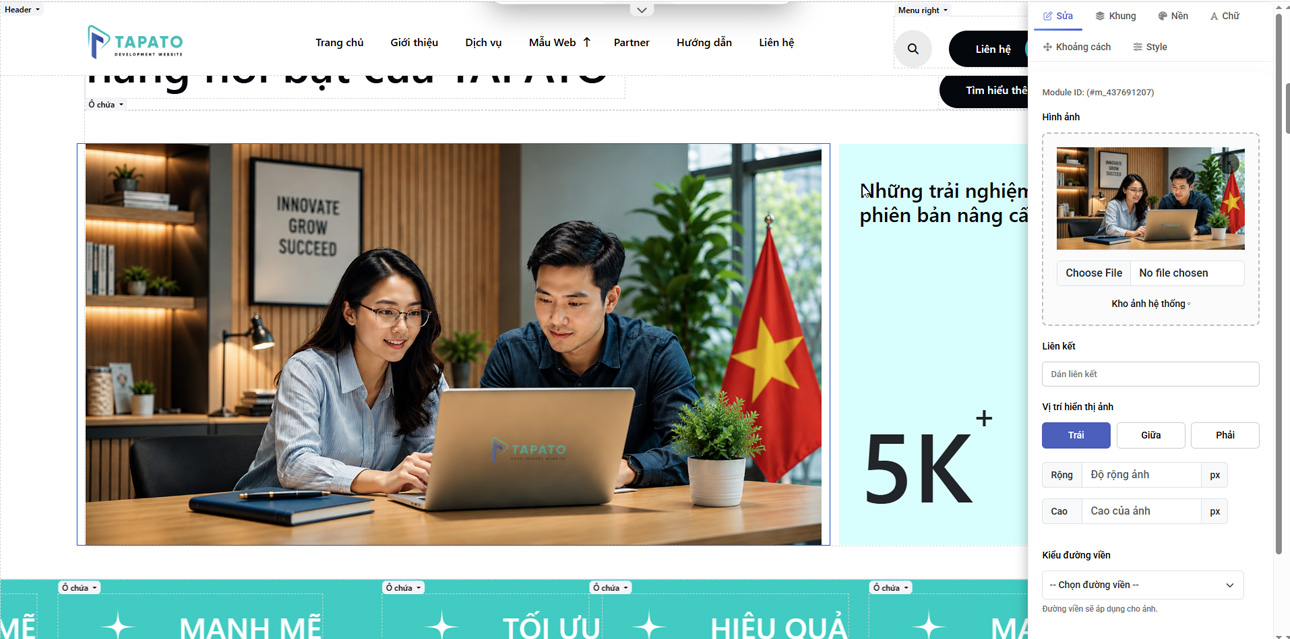 Giới thiệu chức năng sidebar trong TAPATO