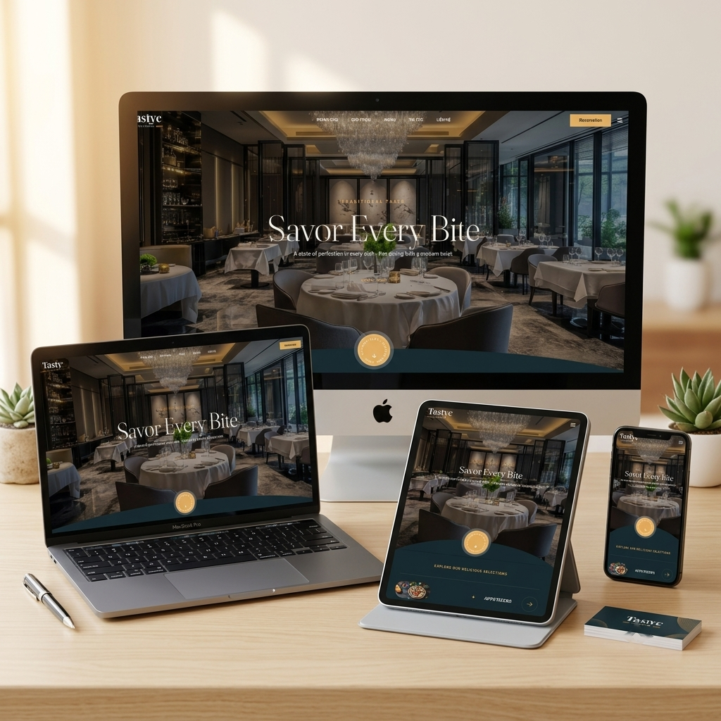 Mẫu website về lĩnh vực nhà hàng