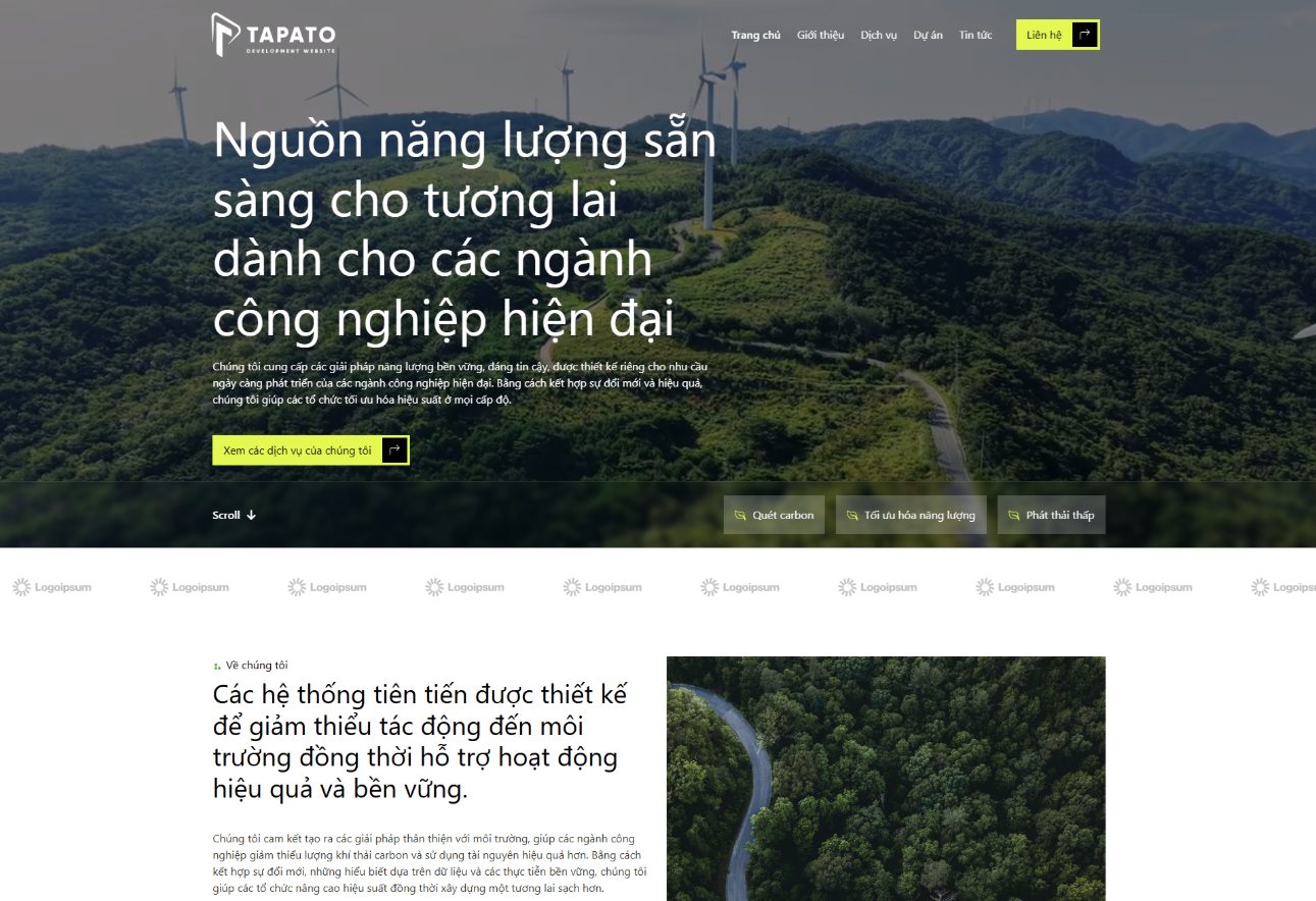 Website điện gió